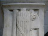 Stupendo grande  capitello di marmo con fascio littorio del ventennio n.1